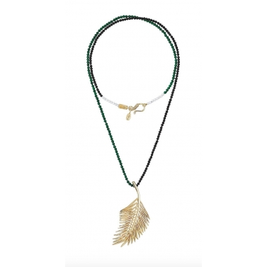 Collar largo de jade,...